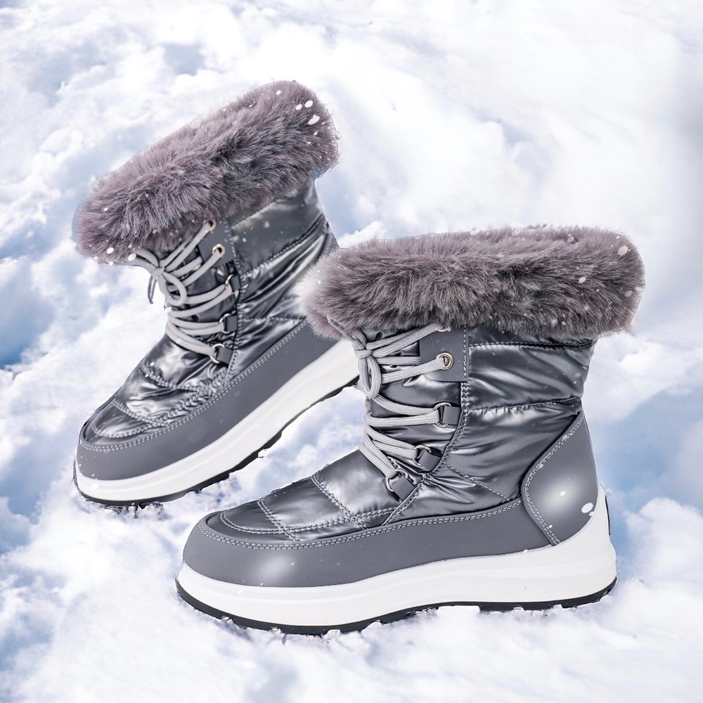 Winter Boots Women Snow Boots Winter Booties, Lightweight, Waterproof NWT